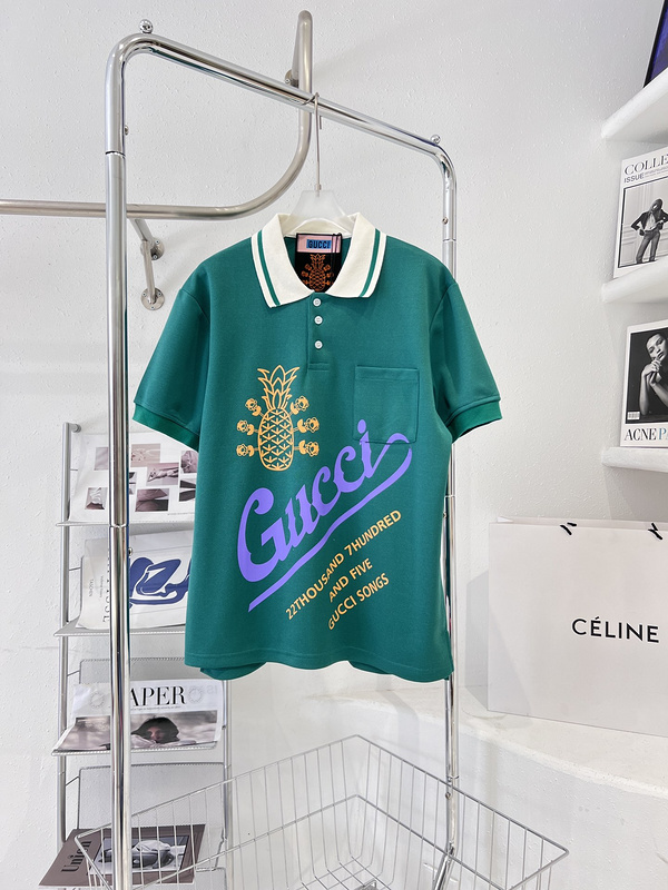 Поло Gucci Pineapple "Green" фото № 4