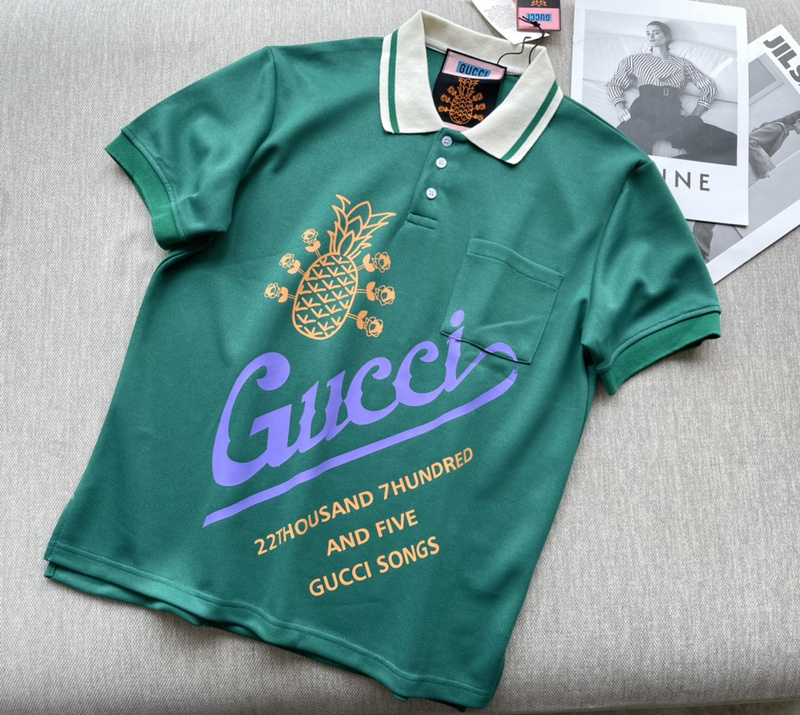 Поло Gucci Pineapple "Green" фото № 2