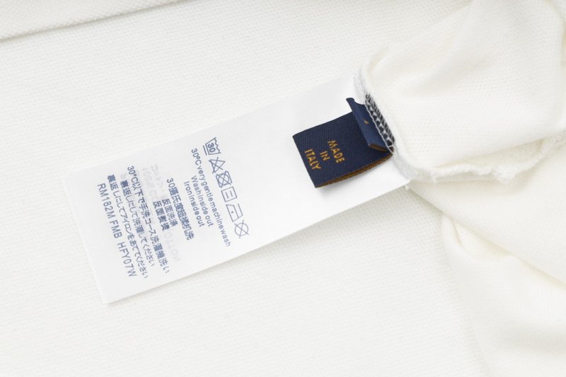 Поло Louis Vuitton Stay There "White" фото № 3