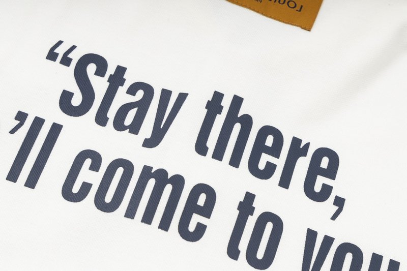 Поло Louis Vuitton Stay There "White" фото № 5