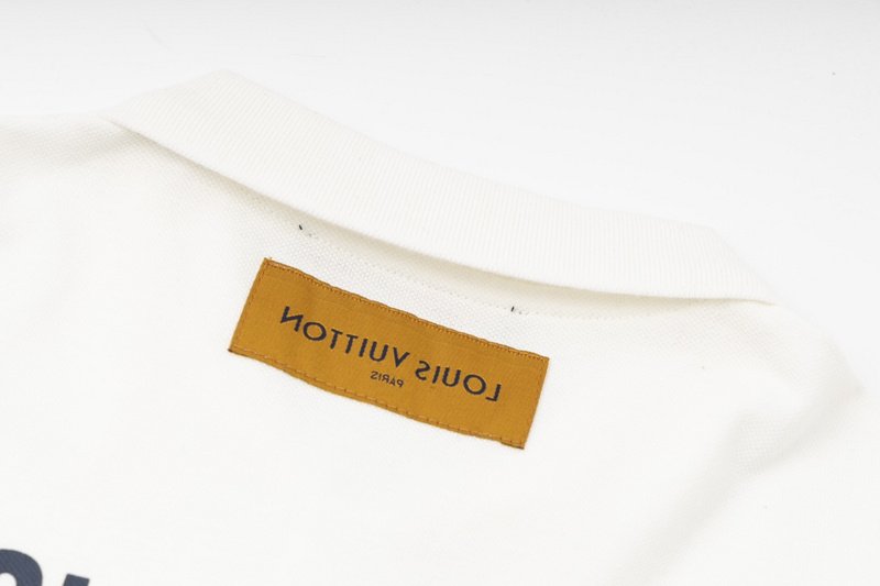 Поло Louis Vuitton Stay There "White" фото № 7