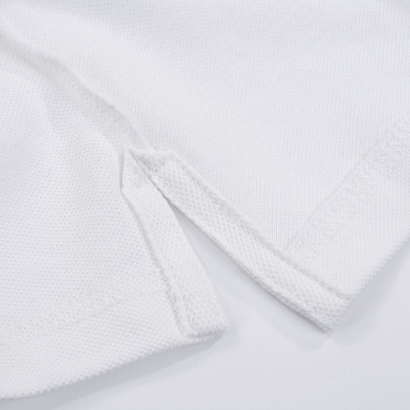 Поло Prada With Black Text Stripe "White" фото № 2