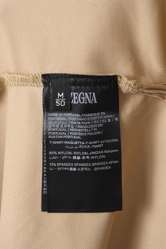 Поло Zegna With The Inscription "Beige" фото № 7