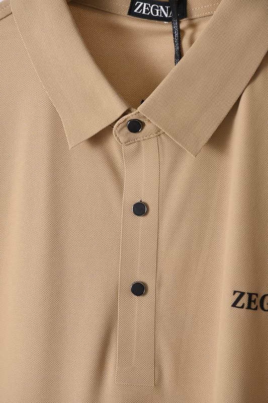 Поло Zegna With The Inscription "Beige" фото № 2