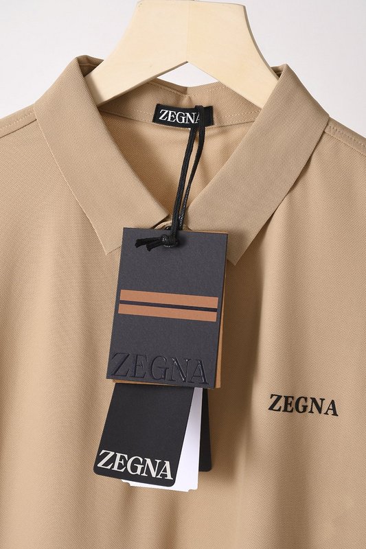 Поло Zegna With The Inscription "Beige" фото № 4