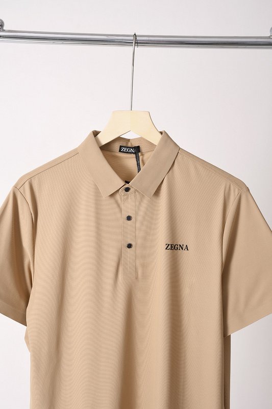 Поло Zegna With The Inscription "Beige" фото № 6