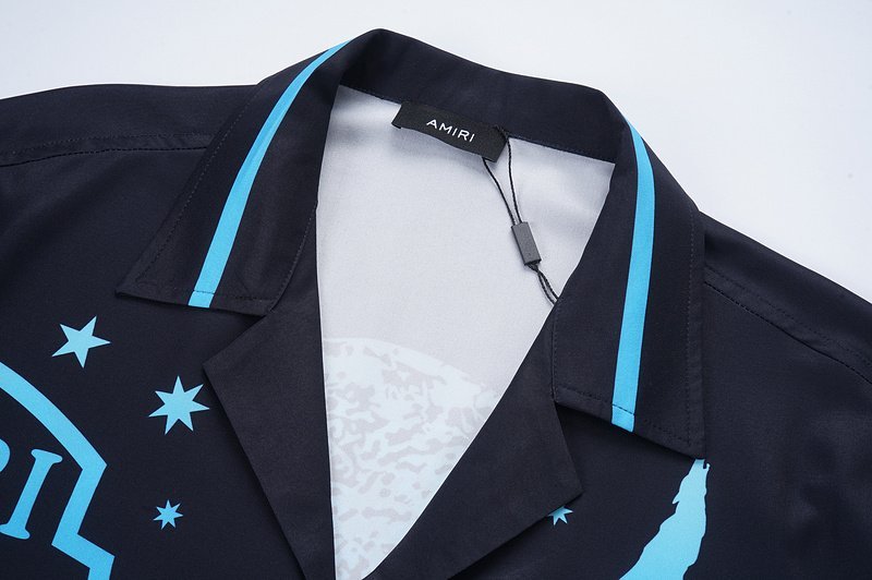 Рубашка Amiri Ball In Hand On Back "Black" фото № 8