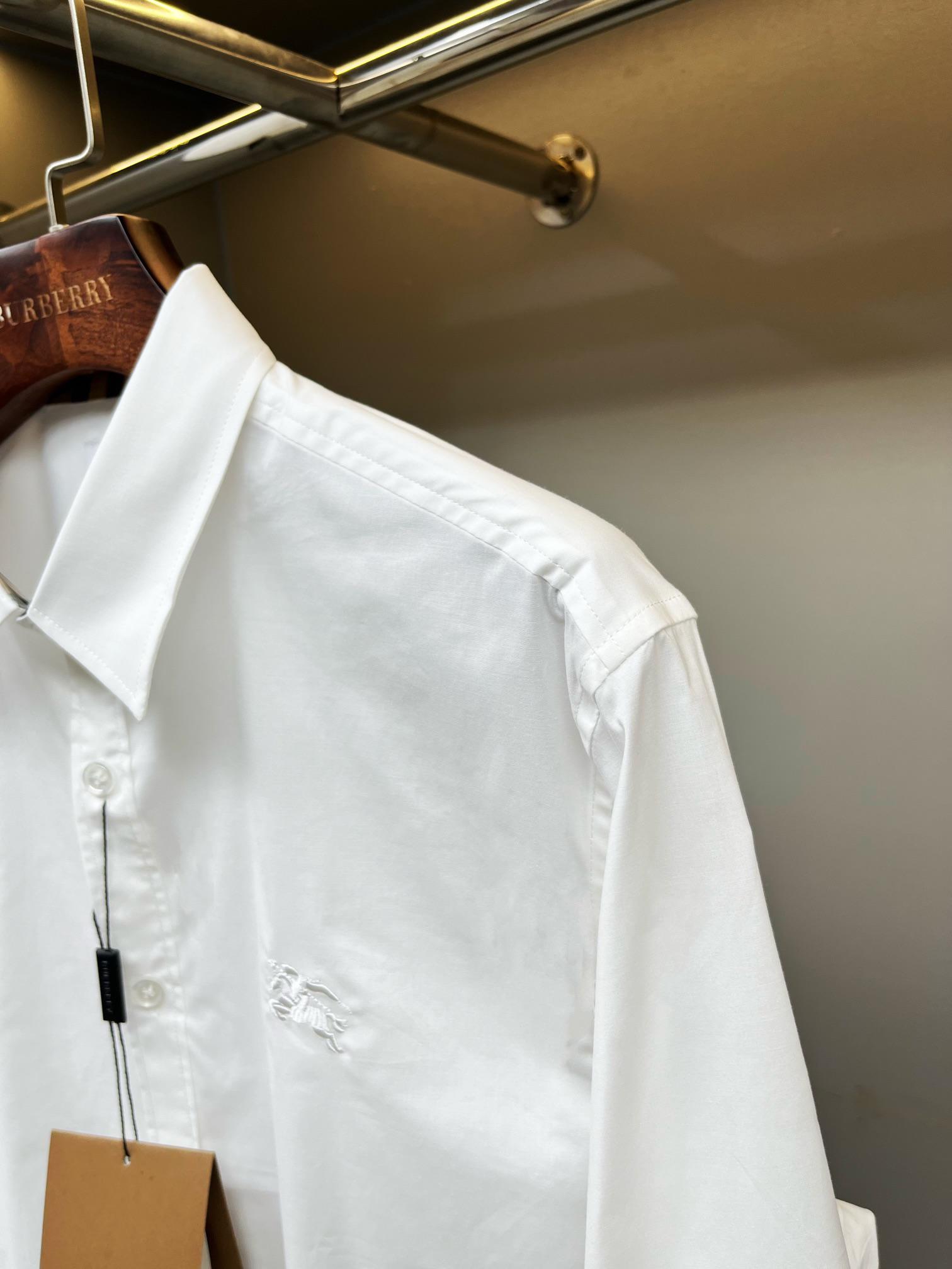 Рубашка Burberry Clear Frontisde Print Horse And Warrior "White" фото № 3