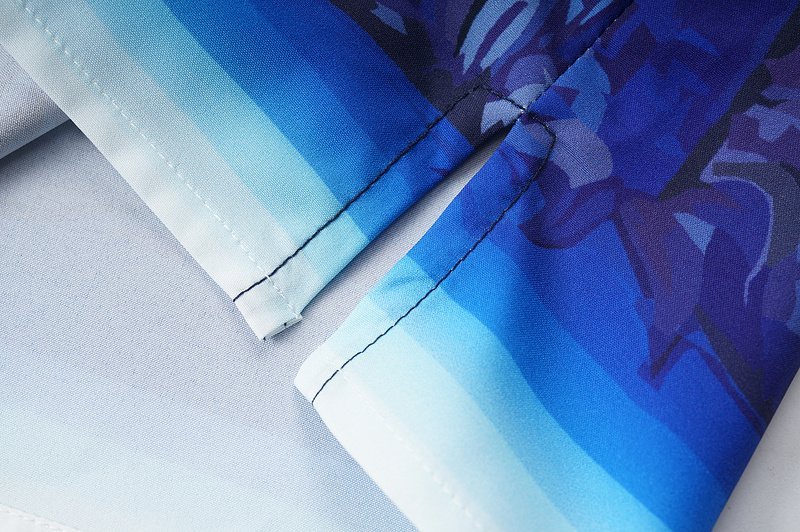 Рубашка Casablanca Large Palm Trees "Blue" фото № 3