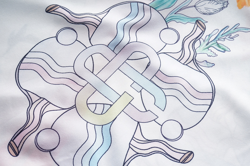 Рубашка Casablanca Varieties Of Flowers "White/Pink" фото № 3