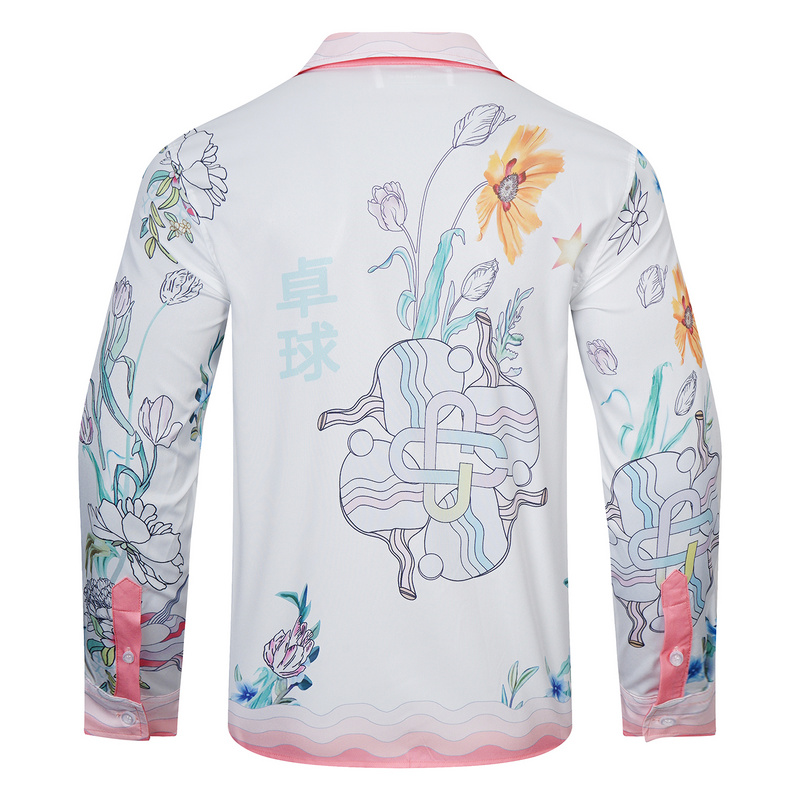 Рубашка Casablanca Varieties Of Flowers "White/Pink" фото № 9