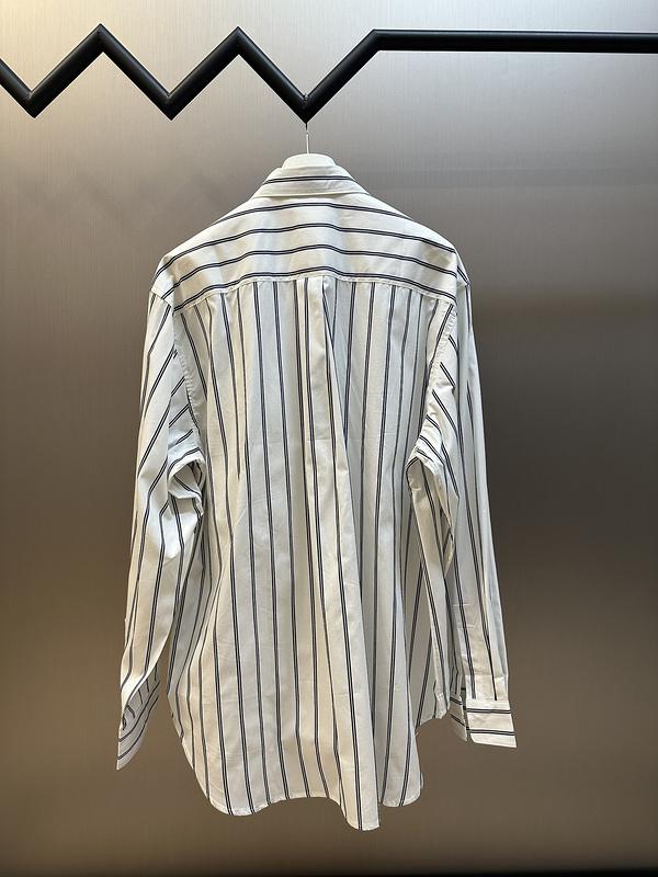 Рубашка Christian Dior Striped Black Lines Print "White" фото № 3