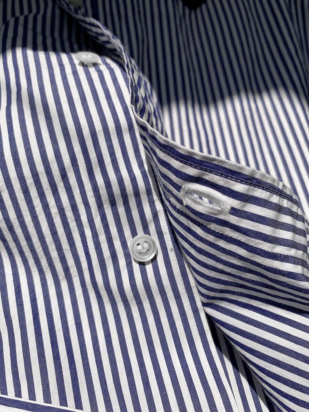 Рубашка Comme des Garcons Play Black Heart Eyes "Blue" фото № 5