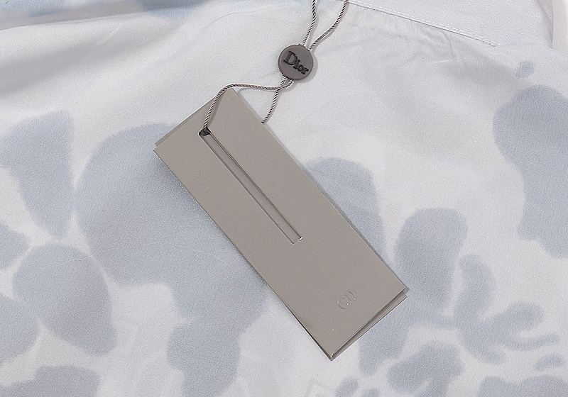 Рубашка Dior Paint In A Spiral "Gray/Blue" фото № 2