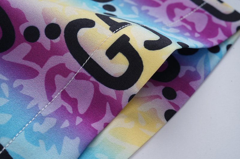 Рубашка Gucci Letter Print "Multicolor" фото № 5