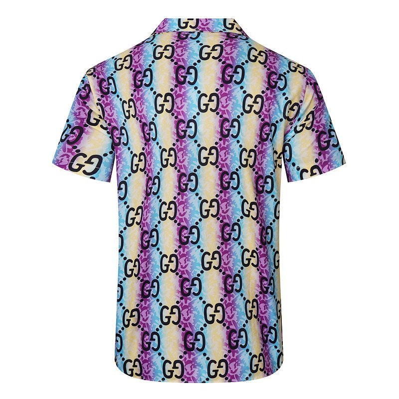 Рубашка Gucci Letter Print "Multicolor" фото № 2