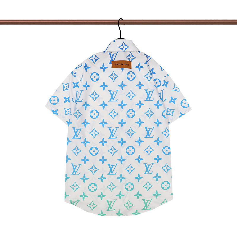 Рубашка Louis Vuitton Pattern Short Sleeve "White" фото № 2
