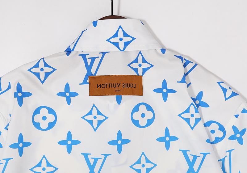 Рубашка Louis Vuitton Pattern Short Sleeve "White" фото № 8