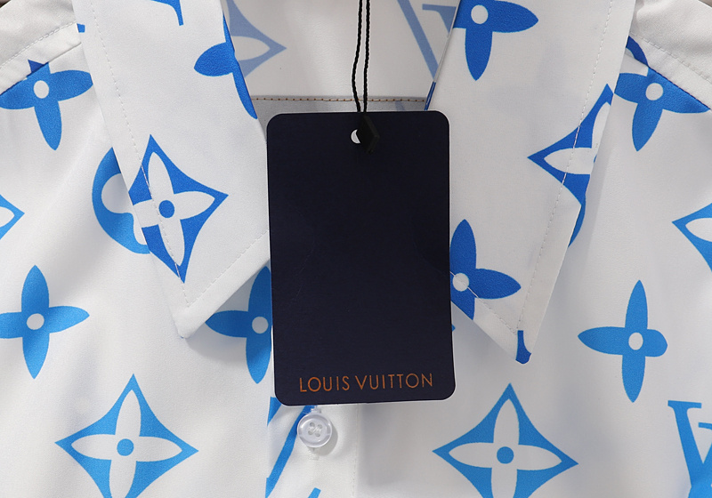 Рубашка Louis Vuitton Pattern Short Sleeve "White" фото № 9