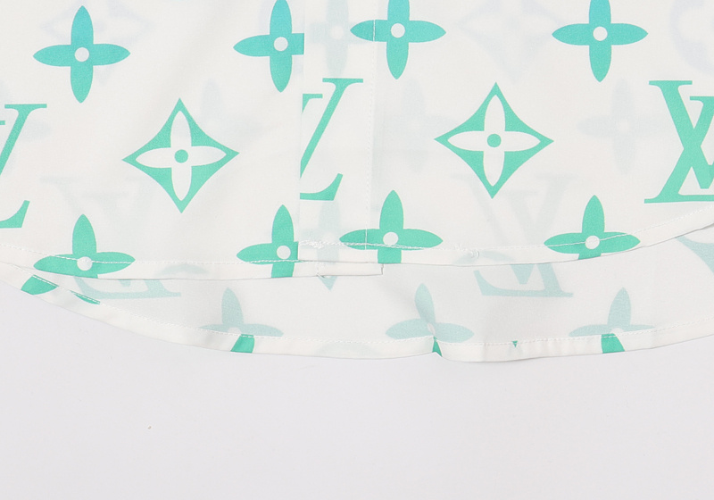 Рубашка Louis Vuitton Pattern Short Sleeve "White" фото № 4