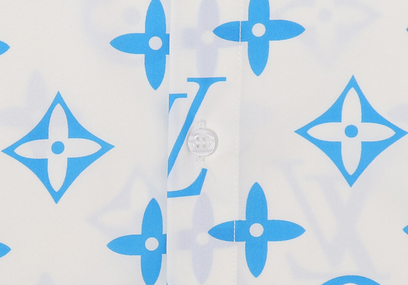 Рубашка Louis Vuitton Pattern Short Sleeve "White" фото № 6