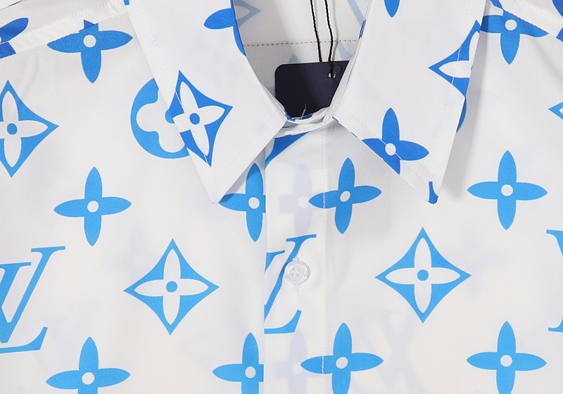Рубашка Louis Vuitton Pattern Short Sleeve "White" фото № 7