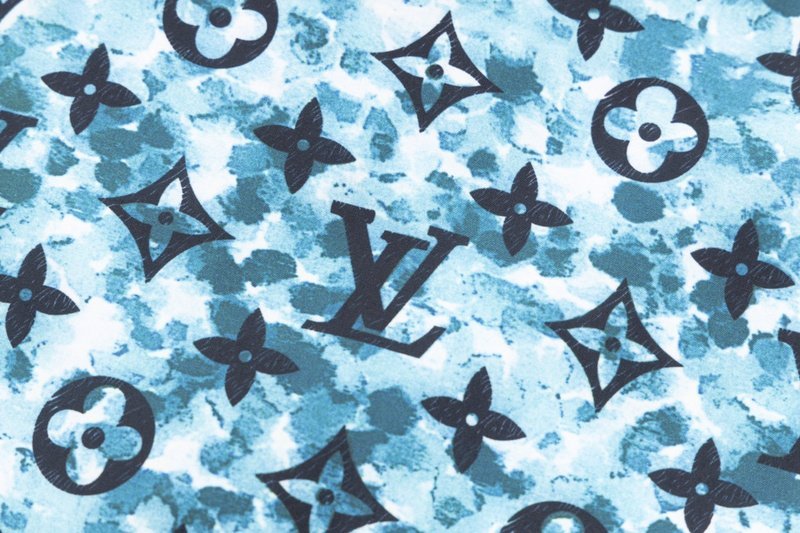 Рубашка Louis Vuitton With Black Collar "Blue" фото № 2