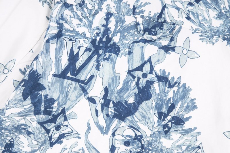 Рубашка Louis Vuitton Winter Style "White/Blue" фото № 4