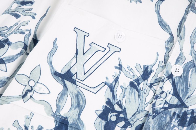 Рубашка Louis Vuitton Winter Style "White/Blue" фото № 6