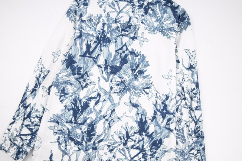 Рубашка Louis Vuitton Winter Style "White/Blue" фото № 7