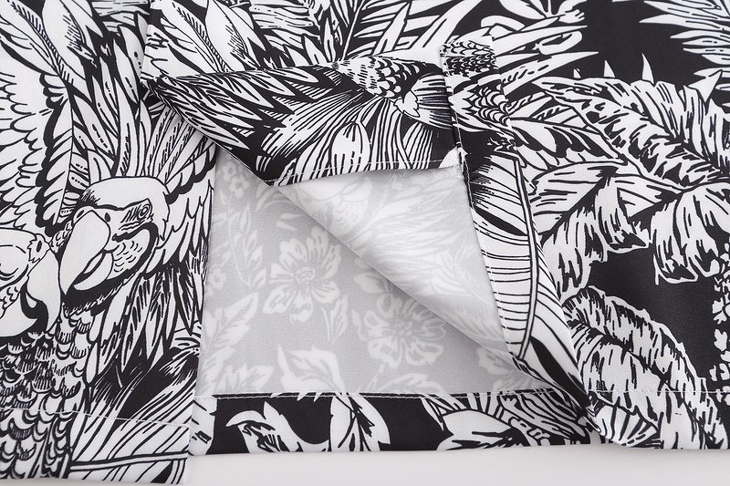 Рубашка Palm Angels Herbal Print "Black/White" фото № 7