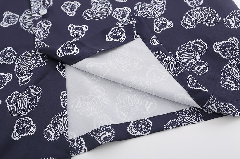 Рубашка Palm Angels Beautiful Print "Black/Violet" фото № 9