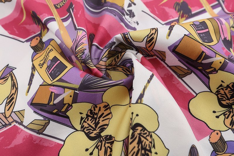 Рубашка Palm Angels Short Sleeve With Print "Pink/Yellow" фото № 5