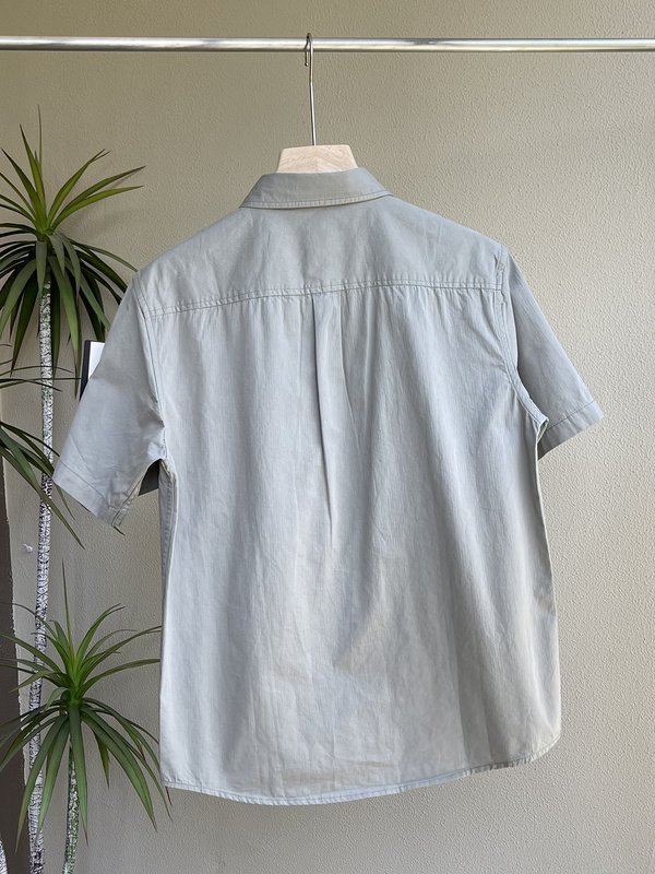 Рубашка Stone Island With Brand Instructions "Gray" фото № 2