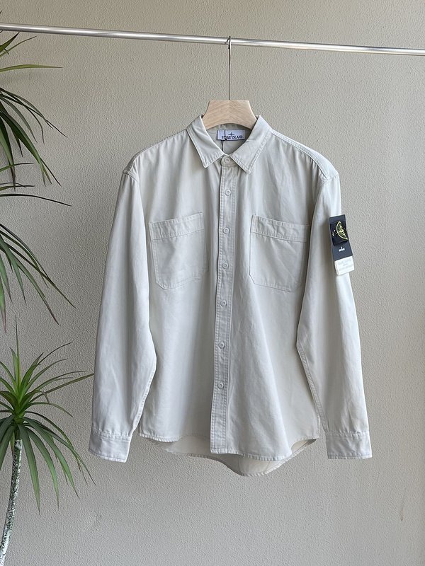 Рубашка Stone Island Classic "White" фото № 2