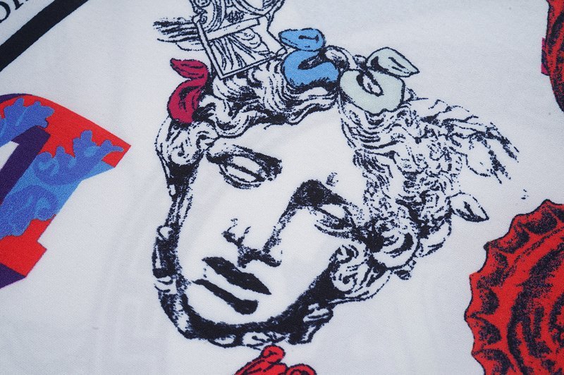 Рубашка Versace Logo And Angels Prints "White" фото № 4