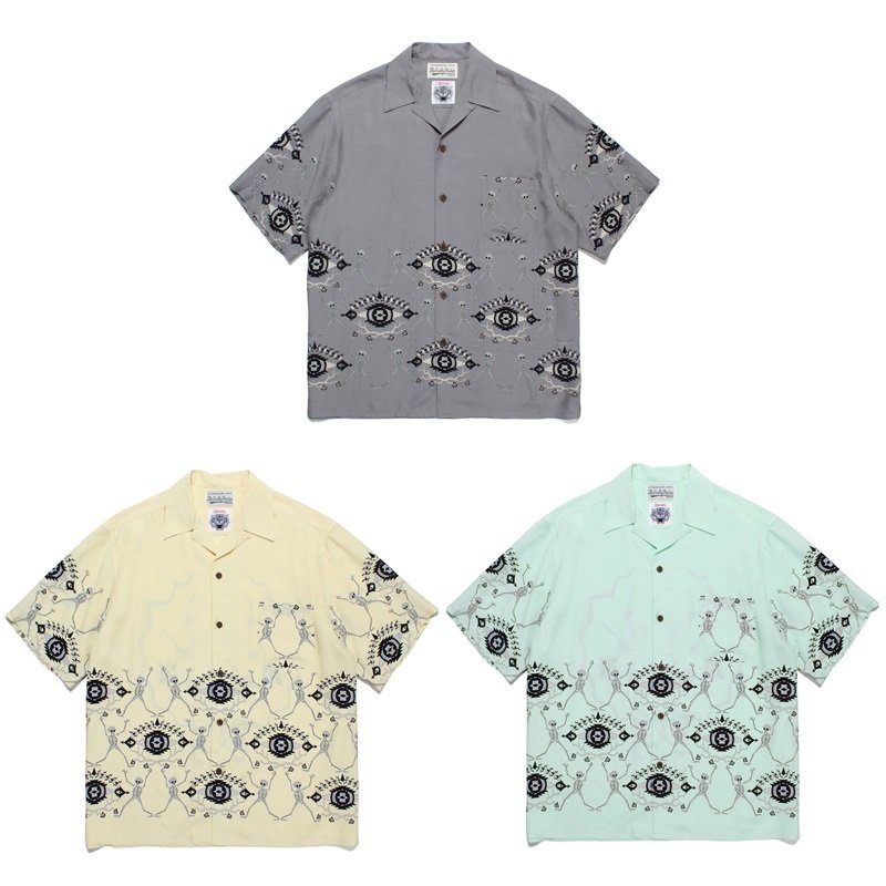 Рубашка Wacko Maria Spider "Yellow" фото № 2