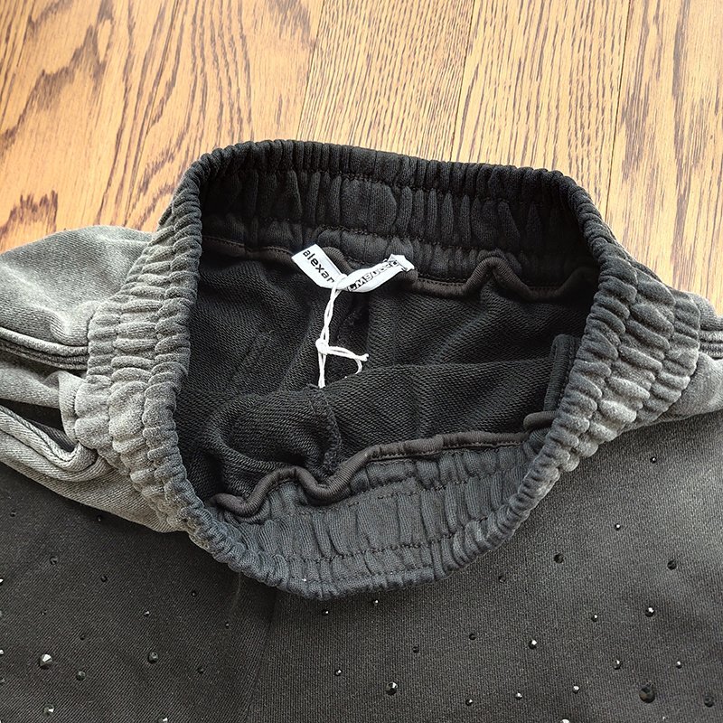 Шорты Alexander Wang Gradient With Rhinestones "Black" фото № 9