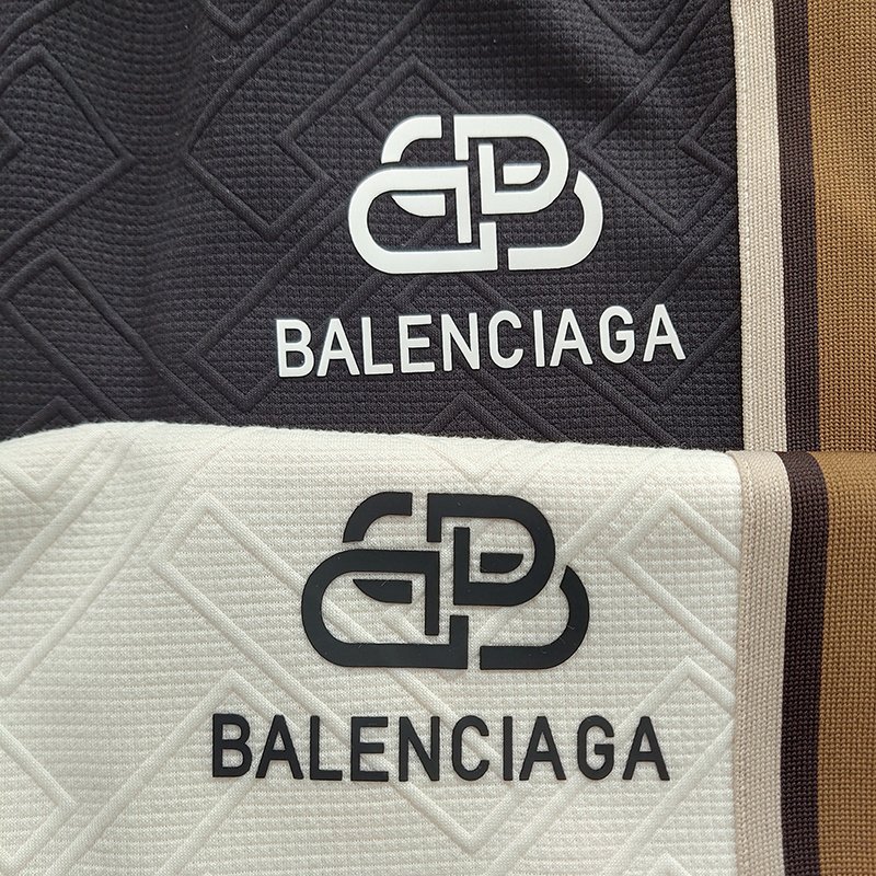 Шорты Balenciaga With Brown Stripe "Black" фото № 3