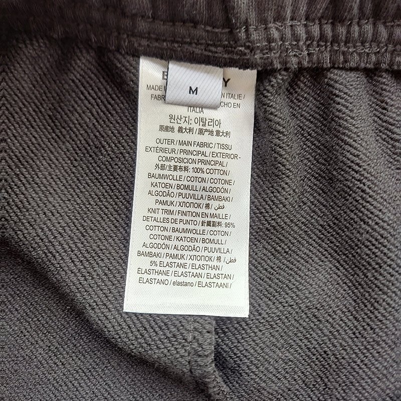 Шорты Burberry With Logo Stripe "Black" фото № 2