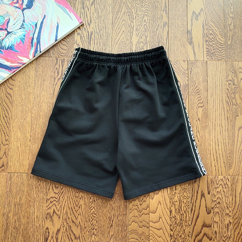 Шорты Burberry With Logo Stripe "Black" фото № 4