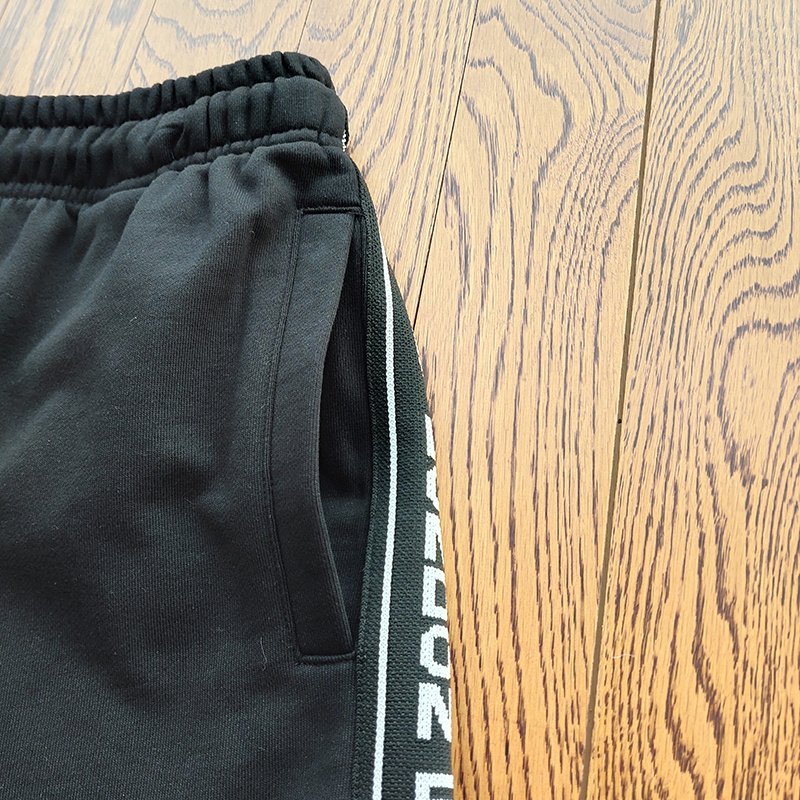 Шорты Burberry With Logo Stripe "Black" фото № 8