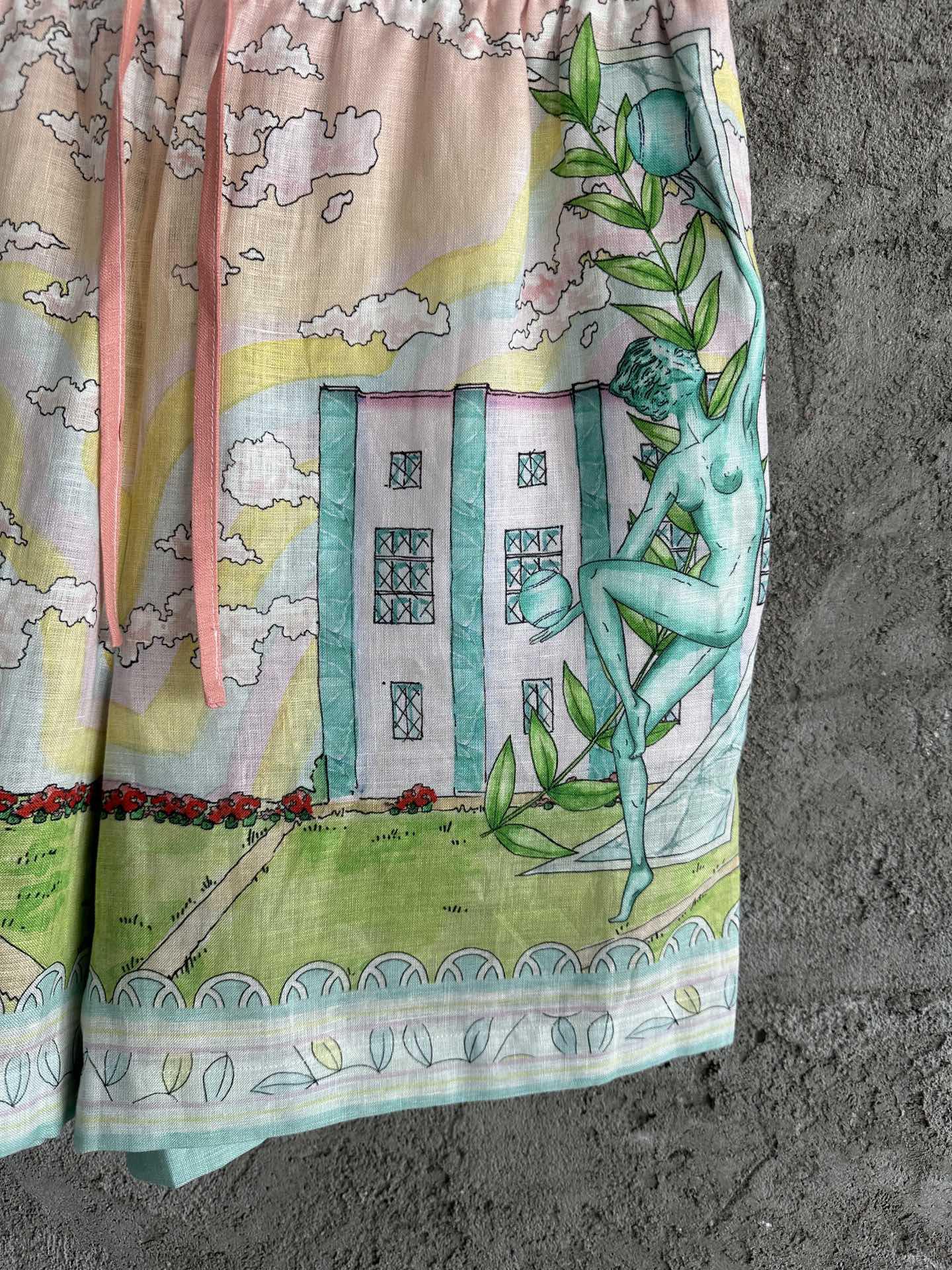 Шорты Casablanca Colorful Houses "Pink" фото № 4