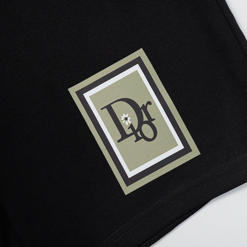 Шорты Christian Dior With Rectangular Patch "Black" фото № 5