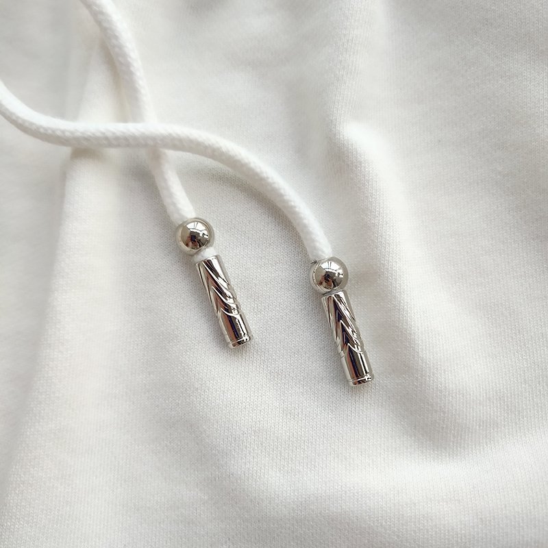 Шорты Chrome Hearts Logo With Beads "White" фото № 8