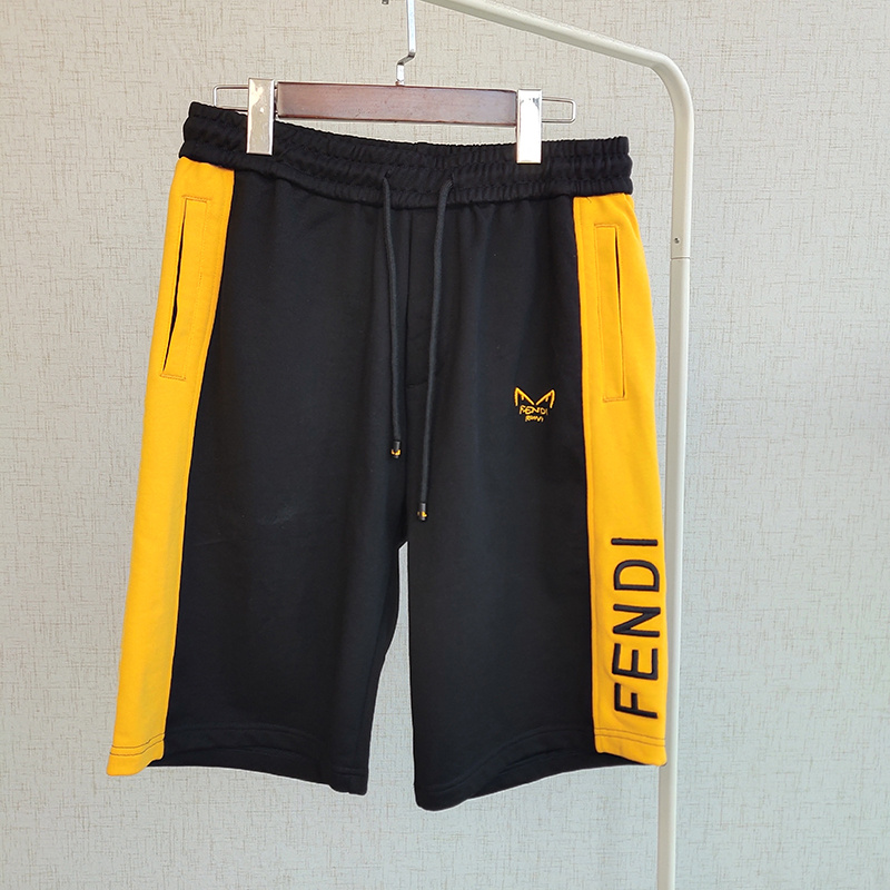 Шорты Fendi Large Logo and Ears "Black" фото № 8