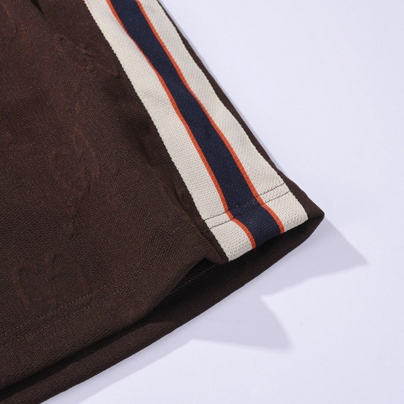 Шорты Gucci With Logo Print "Brown" фото № 4