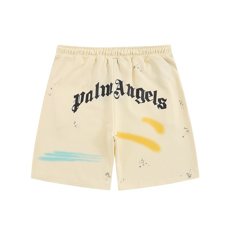 Шорты Palm Angels Summer Print And Logo "Cream" фото № 3