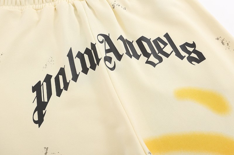 Шорты Palm Angels Summer Print And Logo "Cream" фото № 4