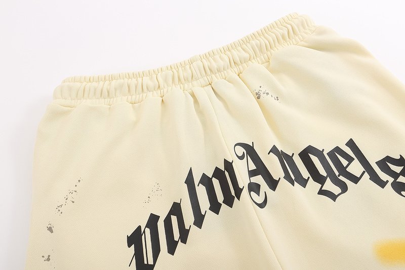 Шорты Palm Angels Summer Print And Logo "Cream" фото № 5